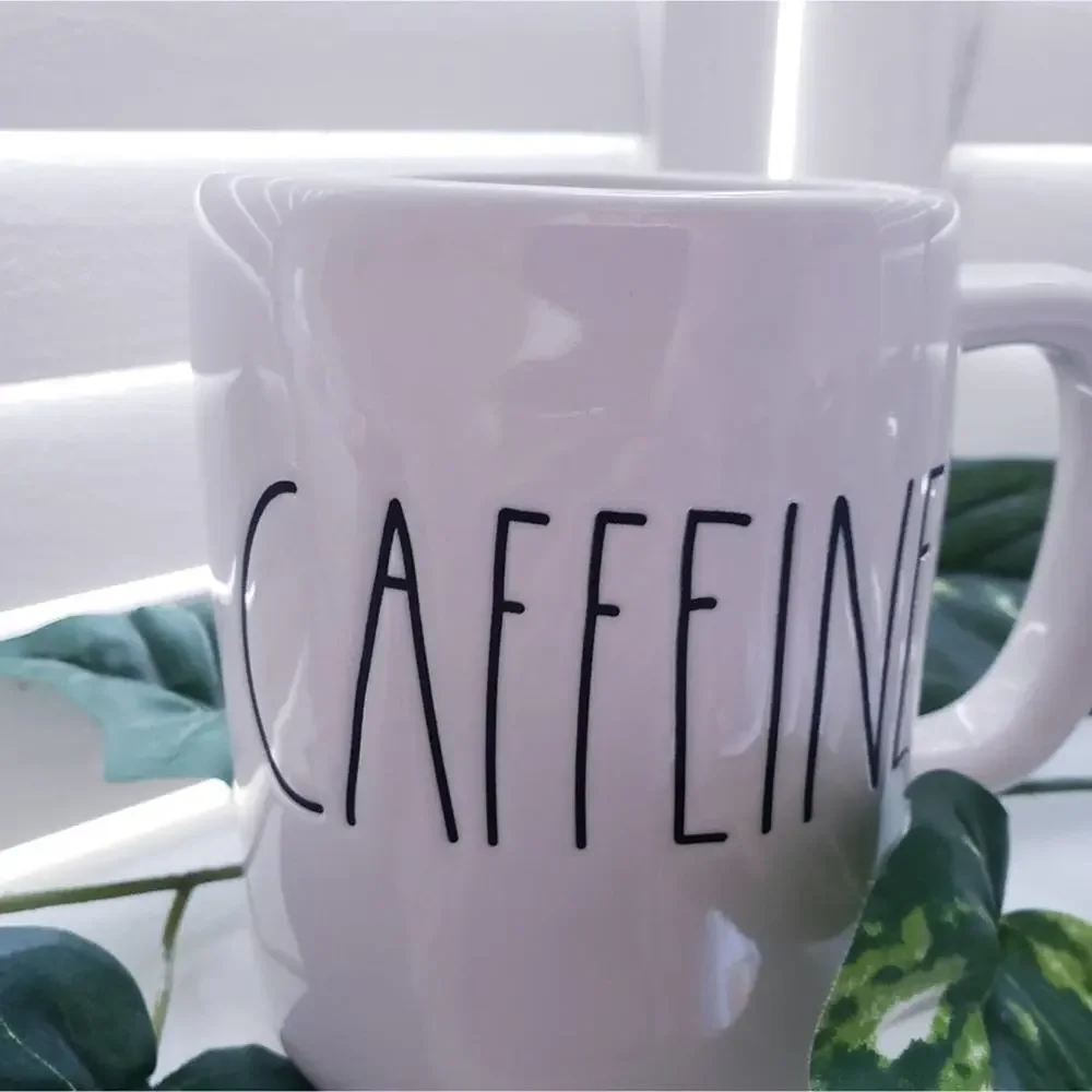RAE DUNN CAFFEINE MUG 20 OZ